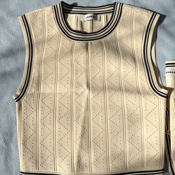 Sandro Knit Top, Skirt and Cardigan - Picture 4 of 9